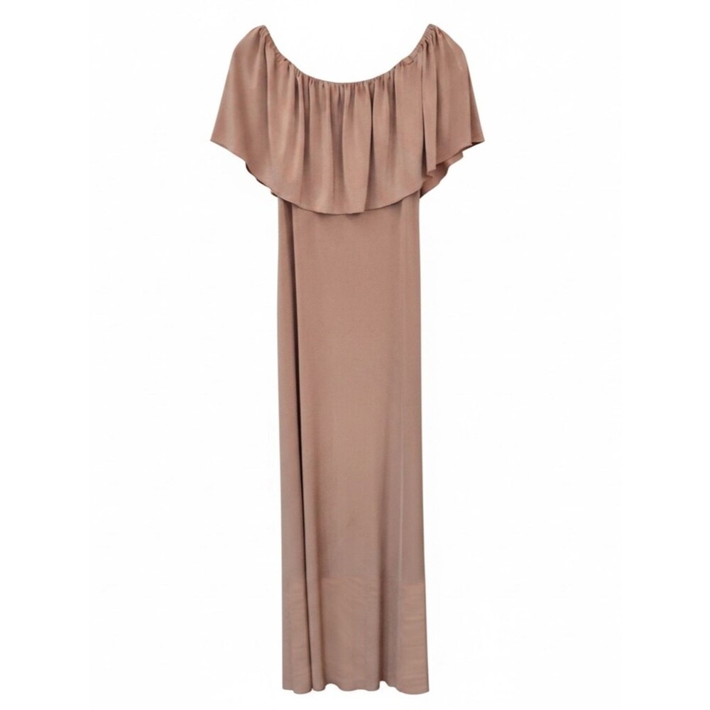 Twobirds Off-Shoulder Dress in Dusty Rose - Size XS